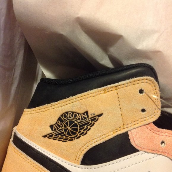 Air Jordan 1 Mid SE Men's Leather & Suede Multicolor Sneakers - 12 - New in Box - Picture 6 of 9